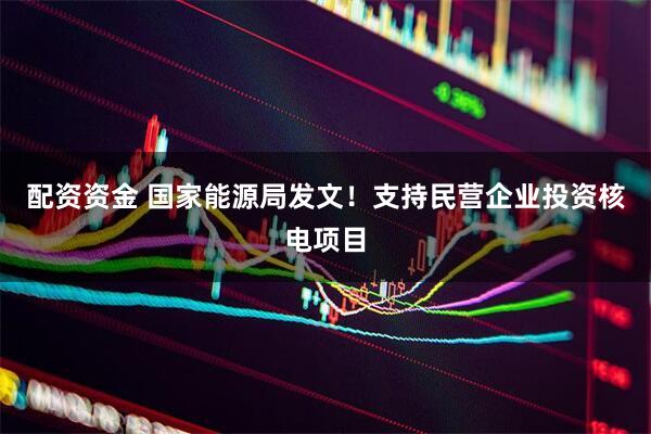 配资资金 国家能源局发文！支持民营企业投资核电项目